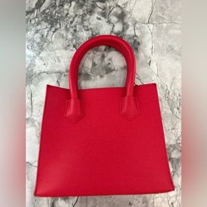 Red mini handbag